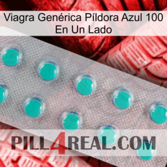 Viagra Genérica Píldora Azul 100 En Un Lado 28